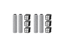 Kit Com 10 Peças Para Aspirador De Pó Ifloor3 / Floor One S3, Incluindo 4 Escovas Rotativas E 6 Filtros Hepa.
