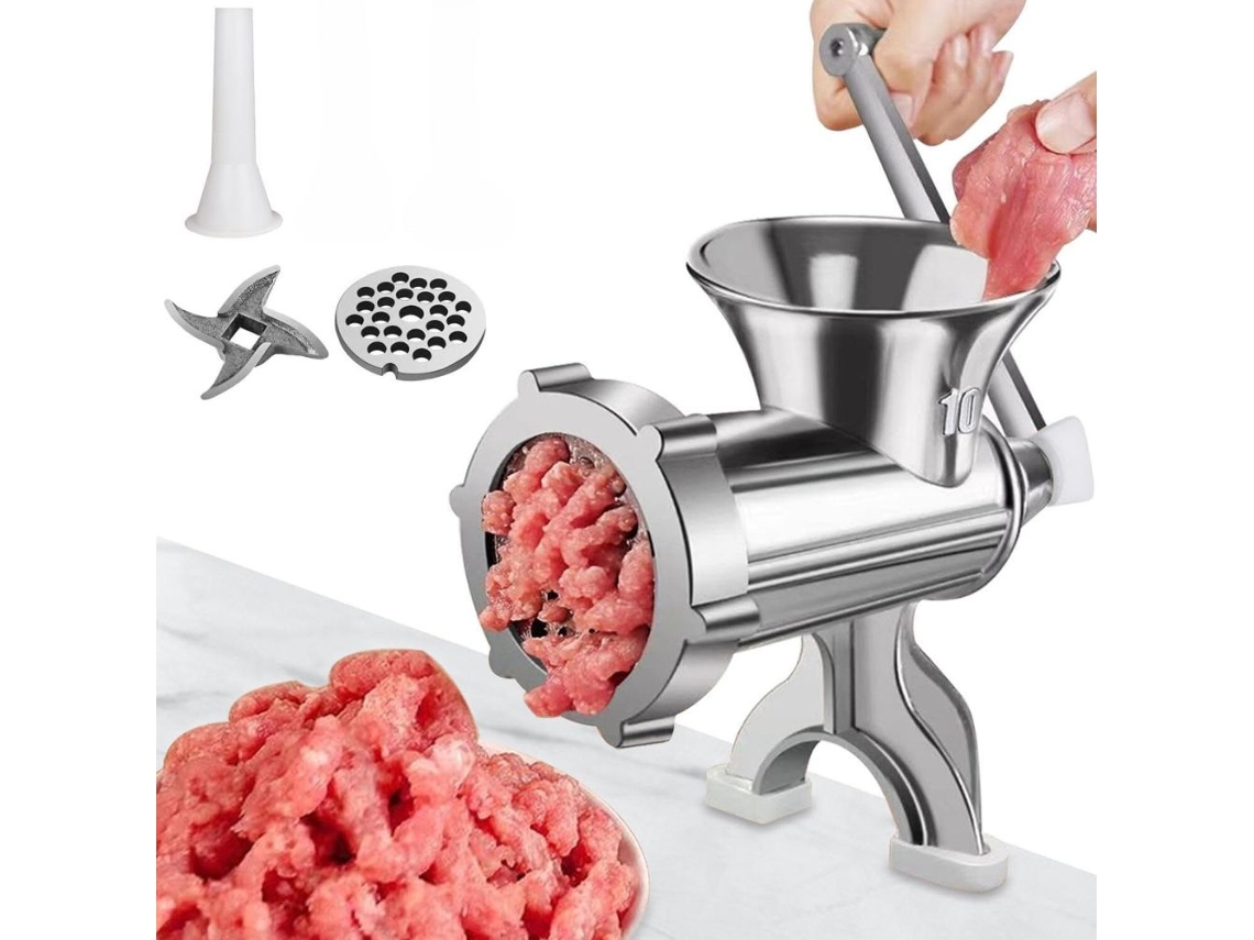 Moedor de Carne Manual Enchedor Linguiça com Manivela AQUAFORGE