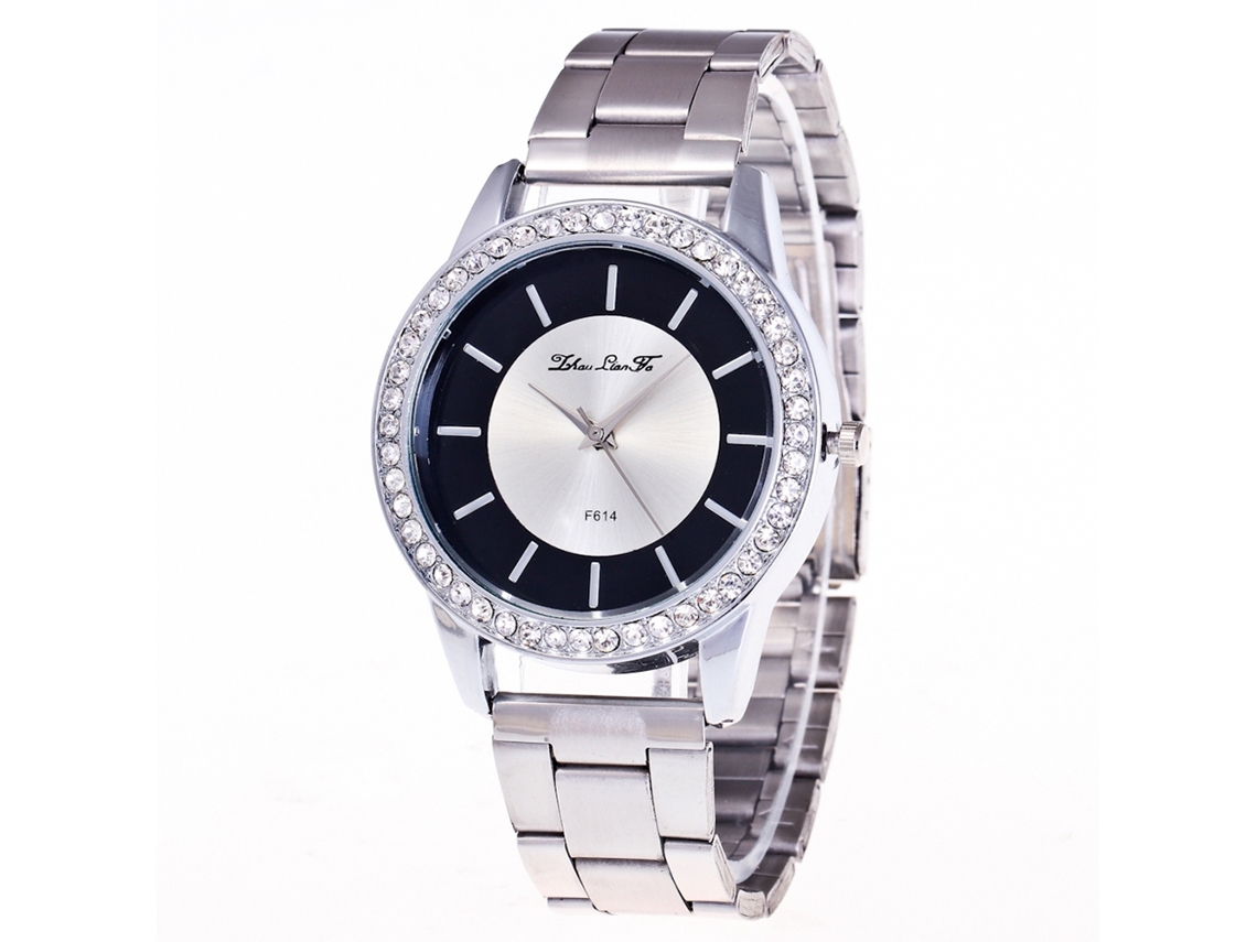 Reloj Casual Unisex De Cuarzo Con Correa De Acero Zhoulianfa