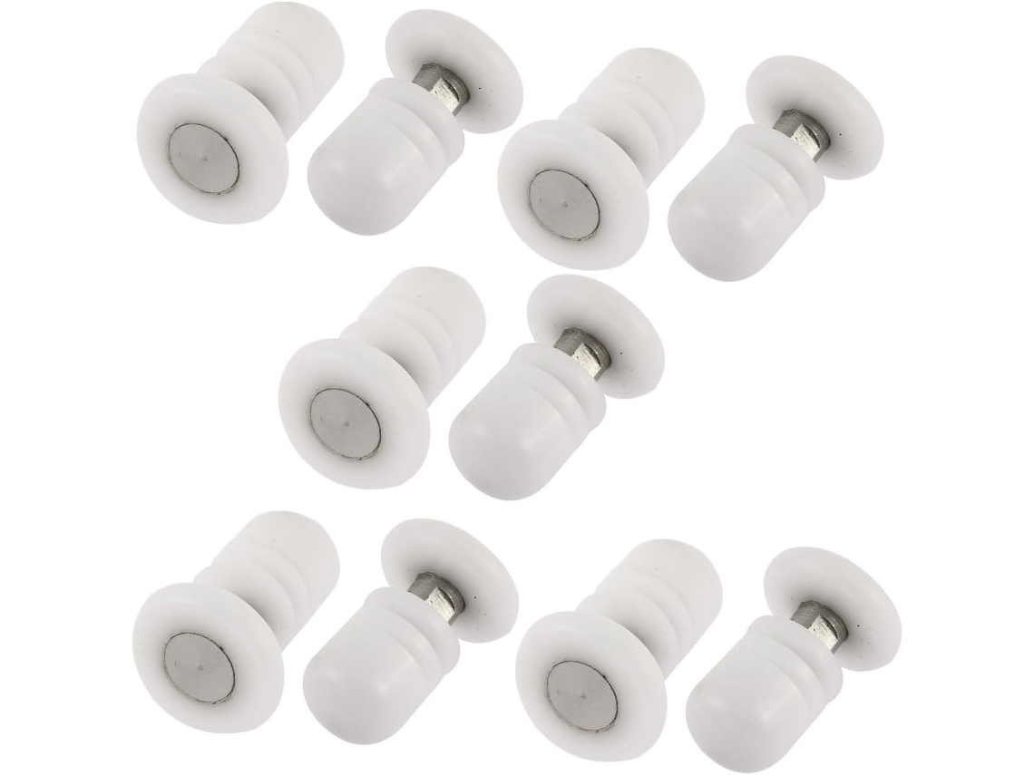 Disco de Rolete para Porta Box Banheiro, 28 Mm Diâmetro, 10 Unidades CHABERLU