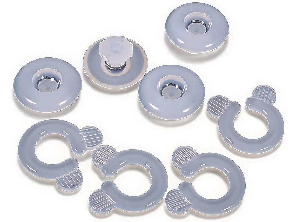 Conjunto De Prendedores Edredom Dpofirs, Prendedores De Canto Em Formato Rosca Para Capas Edredom, Prendedores Para