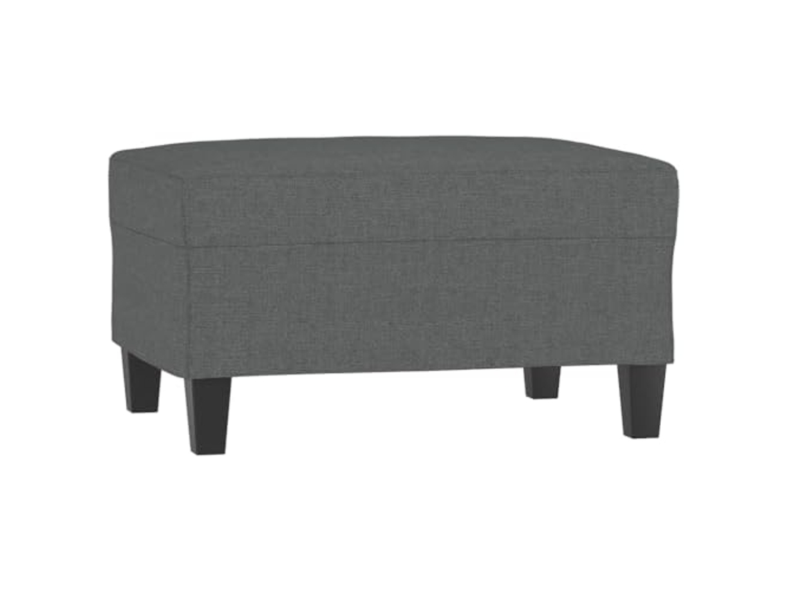 Footstool, Footstools Vidaxl Cinzeto Tecido (70 X 55 X 41 Cm)