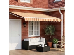Vidaxl Toldo Retrátil Elétrico Multicolor 4 × 3 M