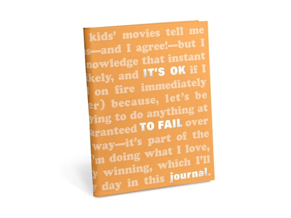 Livro Knock Knock Its OK to Fail Journal de Knock Knock (Inglês)