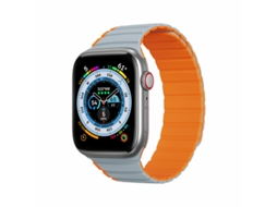 Pulseira Magnética DUX DUCIS Versão Ld para Apple Watch Se 9/8/7/6/5/4/3/2/1 41/40/38Mm Cinza-Laranja