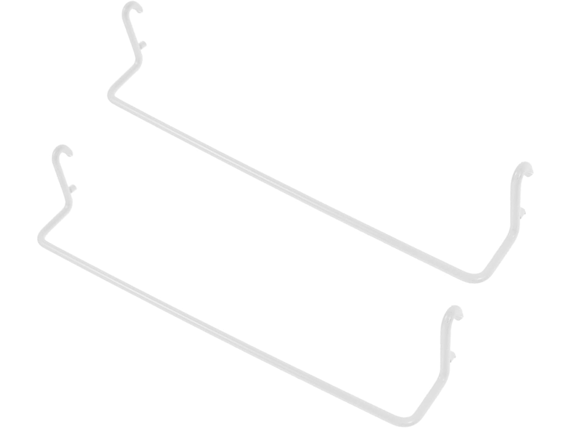Conjunto De 2 Suportes Extensíveis Em Aço Inoxidável Para Toalhas, Ide