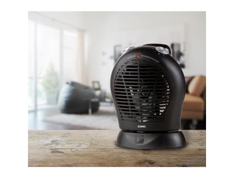 Domo Do7324f Aquecedor Com Ventilador 2 Níveis De Temperatura Função Ventilador Domac (1000w 2000w)