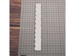 Régua De Aço Carbono Premium Genérica Para Rasgar Papel, Ideal Para Criar Formas Únicas E Medir Com Precisão, Perfeita