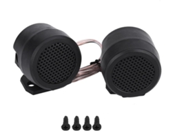 Guidon Musique Haut-parleur 1 Paire 12v 500w Voiture Ronde Super Puissance Haut-parleur Moto Audio