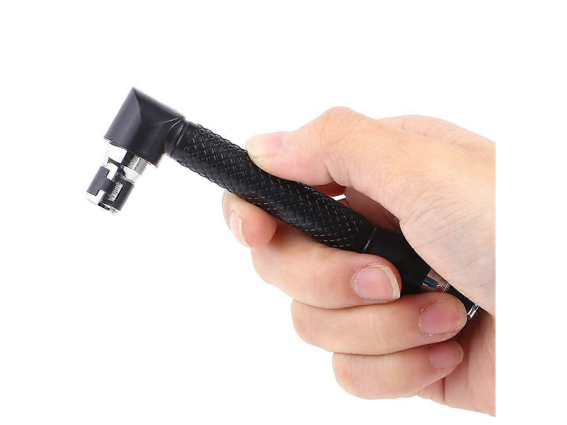 Chave de Entrada Dupla em L de 1/4, Cabo Extensível em L para Parafuso, Mini Parafusadeira de Aço Cr v Anti rotura