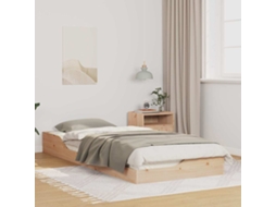 Vidaxl Estrutura Da Cama Castanho 80 X 220 Cm