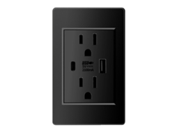 Tomadas de parede USB C 2.1a 15a 8 vias | S/MARCA