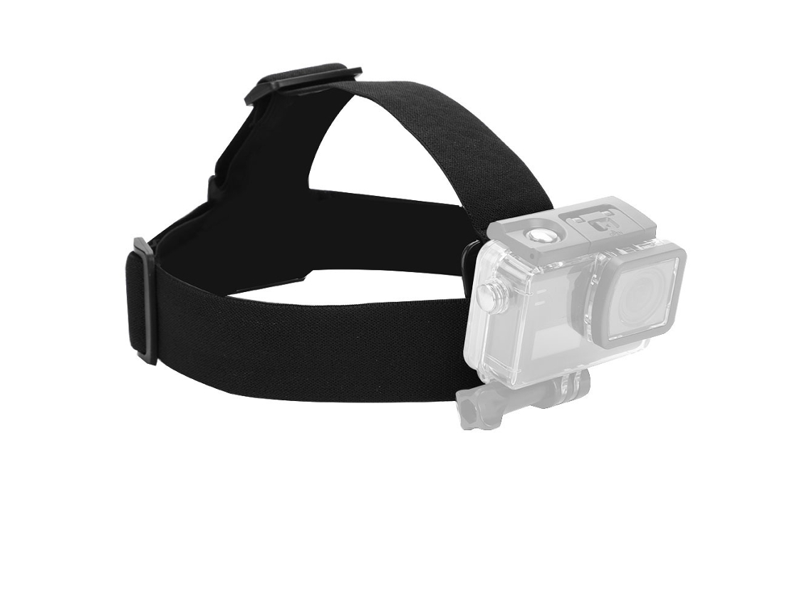 Faixa de cabeça elástica ajustável com suporte para cinto, acessório para câmera de ação esportiva LAXISCREED