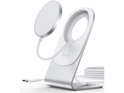Carregador Sem Indução Mag Safe Usb-C para YIZHOOD Magnética Branco