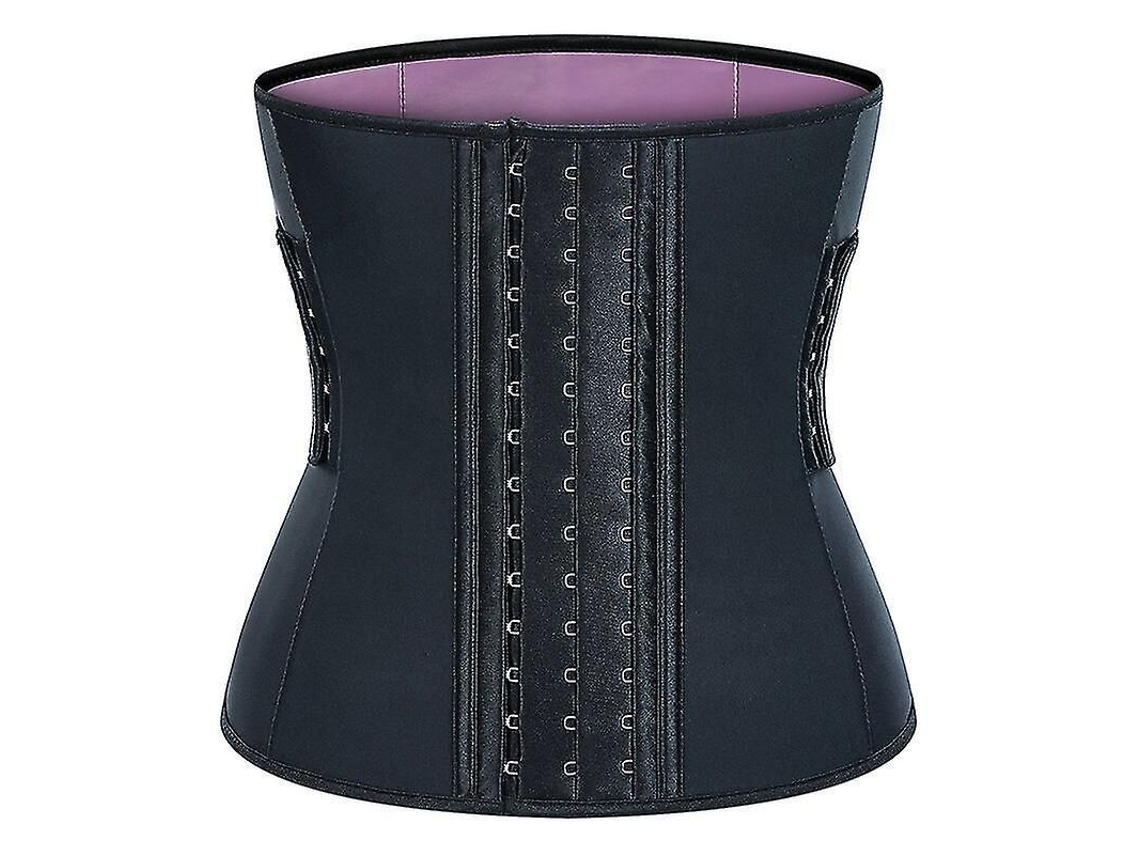 Cinta Modeladora Feminina com 25 Ossos de Aço e 100% Látex Faja Redutora e Moldadora Mujer Tamanhos Xxs a 3xl Roxo
