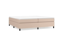 Box Spring Bed Frame, Box Spring Bed Frames Vidaxl Marrom Couro Artificial (200 X 200 Cm)