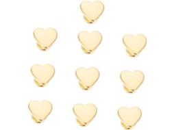 Conjunto De 10 Pingentes Flexíveis Para Pulseira Relógio Com Tachas