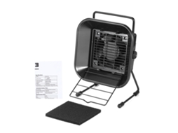 Extrator de Fumaça de Solda 220V 30W Absorvedor de Fumaça com Filtro de Carbono Ativo Esponja Ângulo Ajustável Ventilador Silencioso Pa Preto