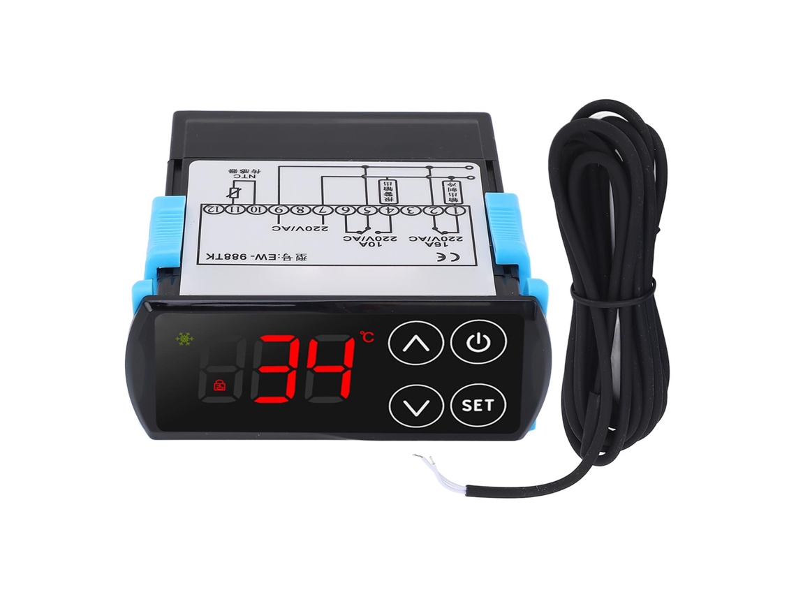 Termostato com Tela Touch Digital Controle Pid de Temperatura Ac220v Aquecimento Resfriamento
