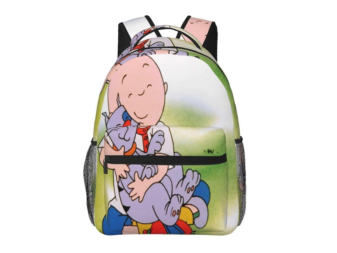 Mochila De Estudante Caillou, Leve E Durável, À Prova Dágua E Com Alça De Ombro Ajustável. Olysi Shop