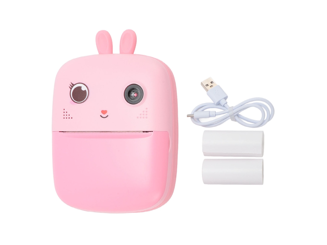 Câmera Instantânea Infantil EOOCOO (câmeras Duas Frontal e Traseira com Impressão de 2,4 Polegadas)
