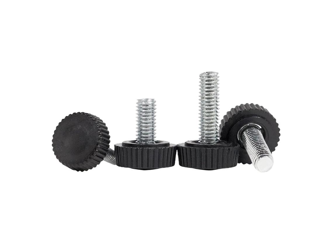 Parafuso De Cabeça Redonda M4 M5 M6 Preto Com Cabo Manual, Redondo