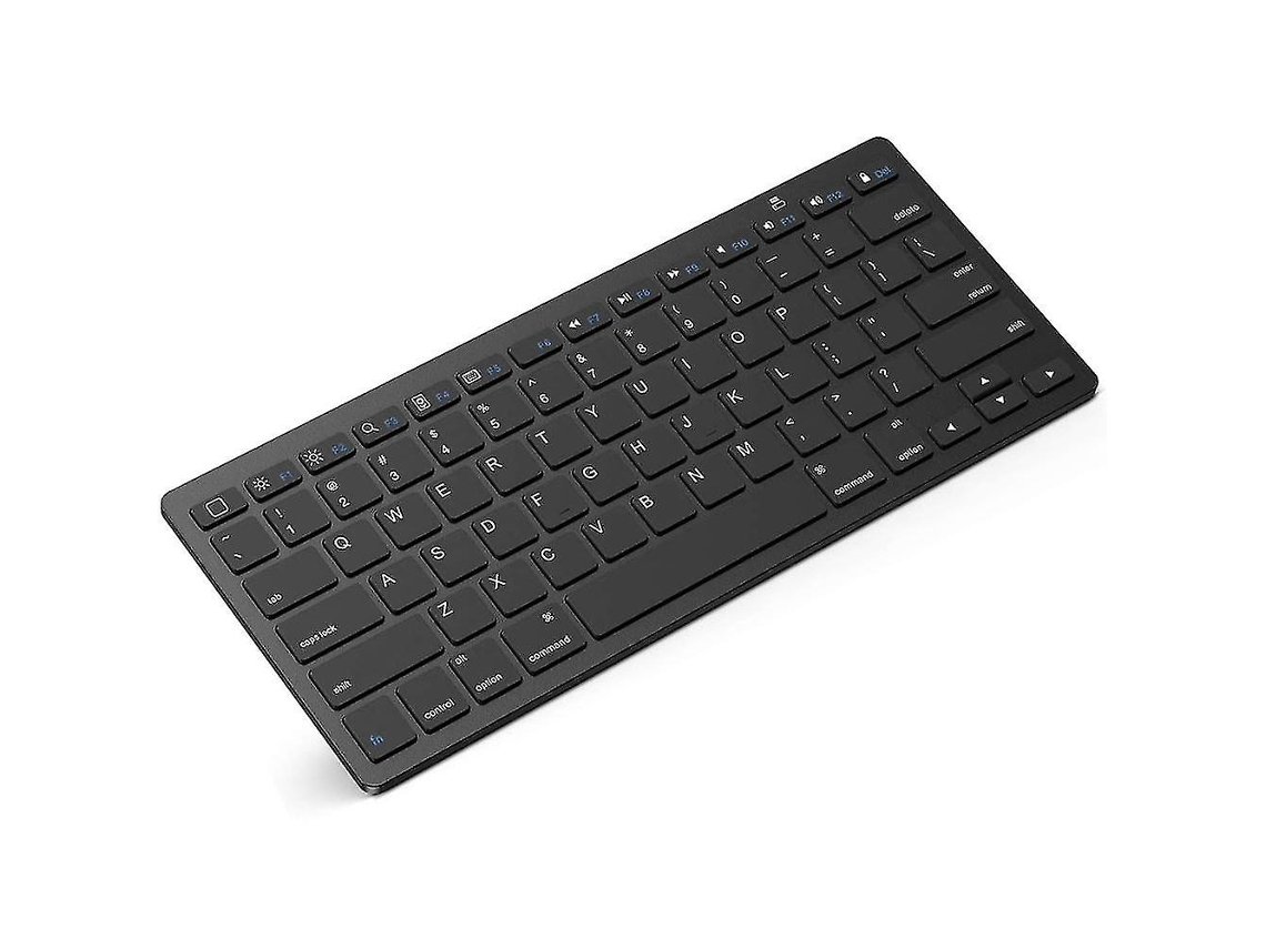 Teclado Bluetooth, Teclado Com Carregamento Sem Fio, Compatível Com Todos Os Tipos De Tablets, Com Iluminação Led, Preto 10 Polegadas