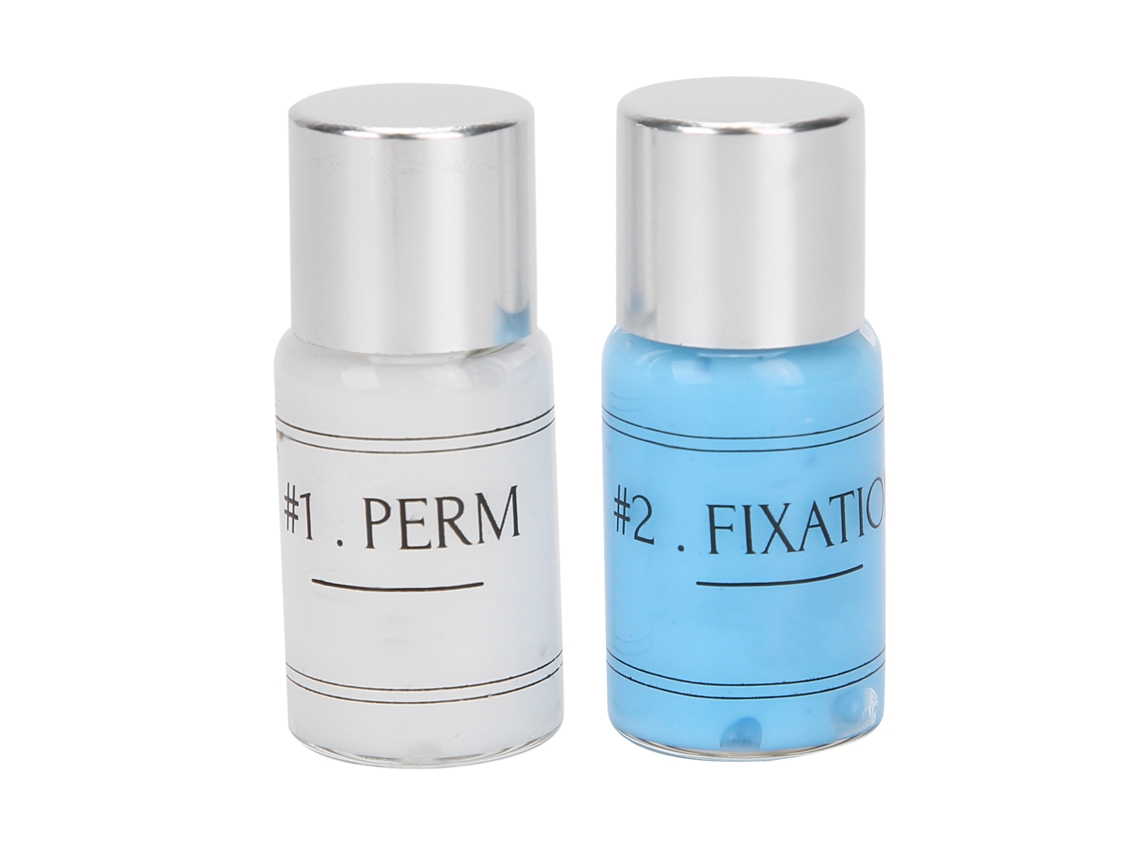Kit De Permeação De Cílios Profissional Com Agente Fixador E Líquido Para Alongamento E Curvatura