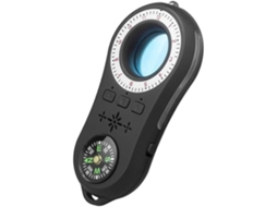 Lurelia Gravador De Voz Magnético 16gb Com Ativação Por Voz, Redução De Ruído, Íman Integrado Para Reuniões, Palestras - Preto