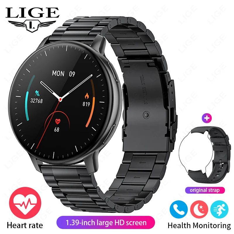 Smartwatch: Chamadas Bluetooth, Esportes e Fitness, Monitoramento de Saúde MDUG