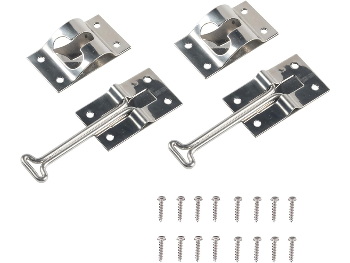 Suporte De Metal Em Formato T Portão Entrada Garagem 4ou 6 Polegadas, Gancho De Amarração Reboque Externo Em