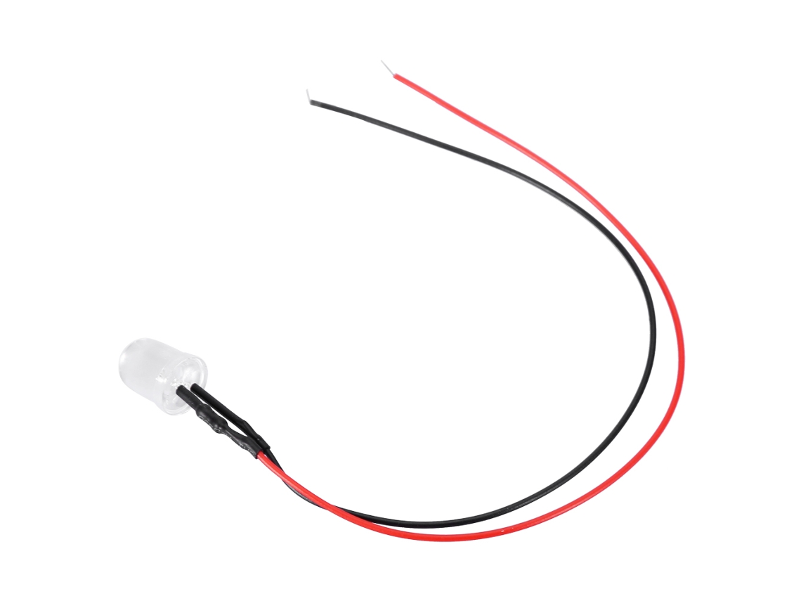 Laxiscreed Pack De 10 Leds Multicolor Com Cabo De 20cm E Fonte De 12v Para Decorações E Ambientes
