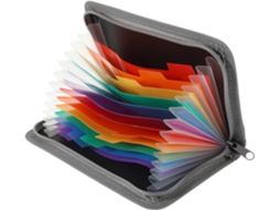 Pasta Organizadora De Plástico Sewroro Para Documentos, Organizador De Recibos Estilo Sanfona, Pasta De Arquivo