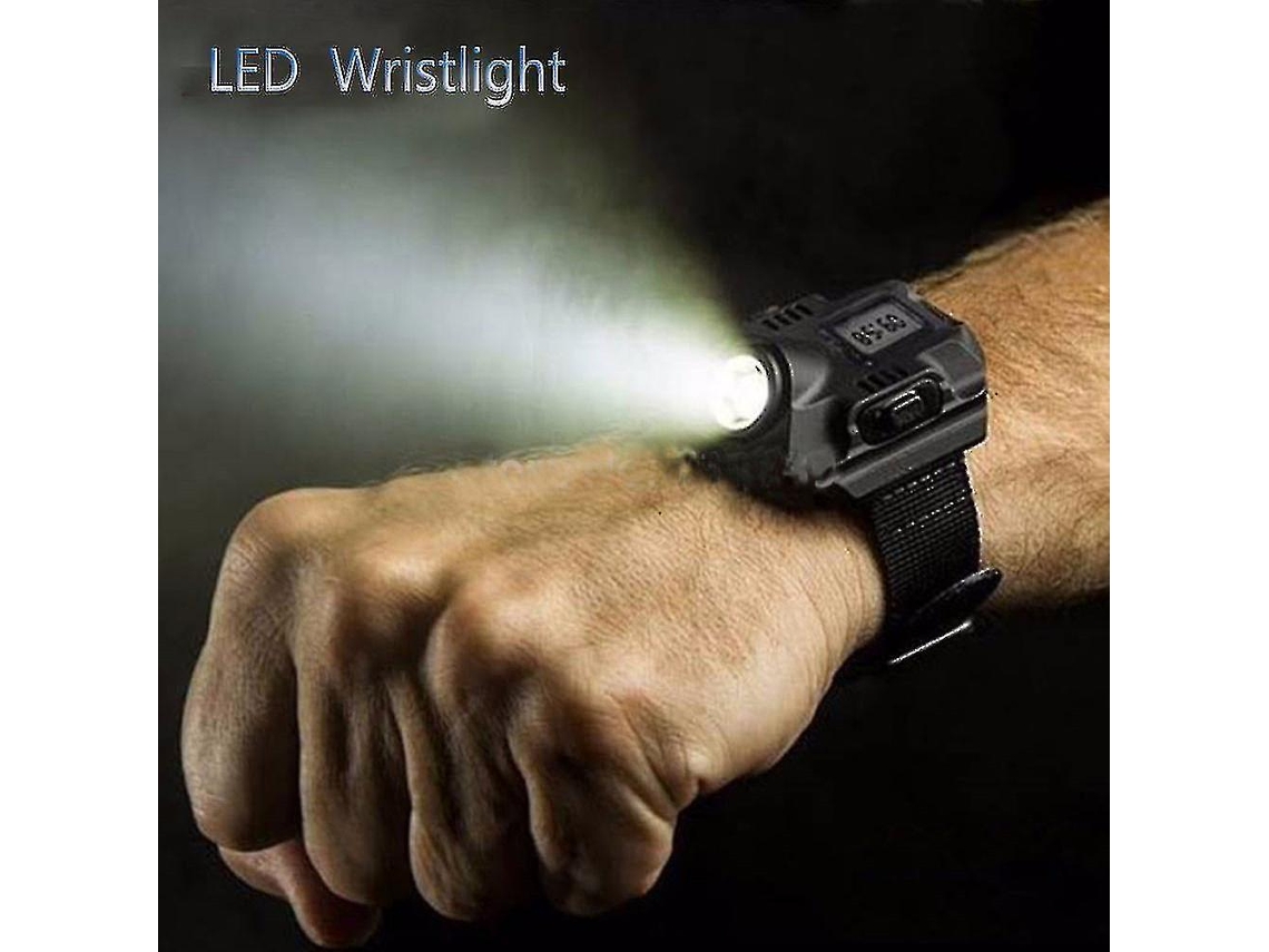 Lanterna De Relógio, Lanterna Led, Lanterna De Pulso Led, Luz De Carregamento, Lanterna De Pulso À Prova Dágua, Lanterna Externa J Olysi Shop