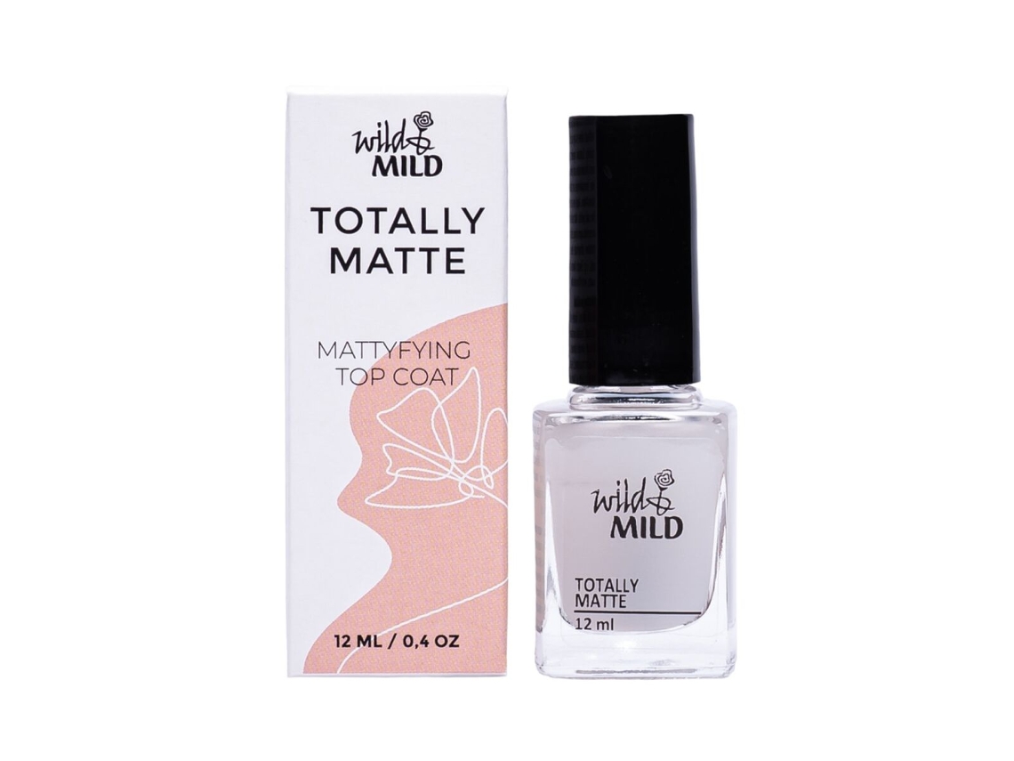 Fixador de Esmalte de Unhas WILD & MILD Totally Matte 12 Ml