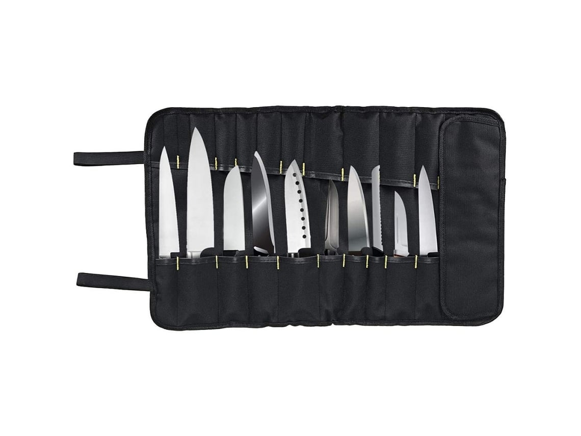 Bolsa Multifuncional Para Guardar Facas De Cozinha Com Alça.