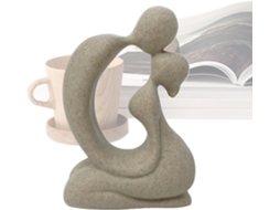 Par de Esculturas em Resina Escultura Casal Decora o com Design Abstrato para Noivos Noivado Quarto Casa Presente VAYOTOY