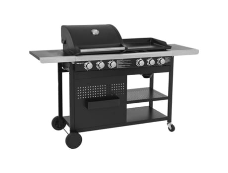 Barbecue a Gás Vesuvio Duo 3 Queimadores Placa 3 Queimadores HAPPY GARDEN
