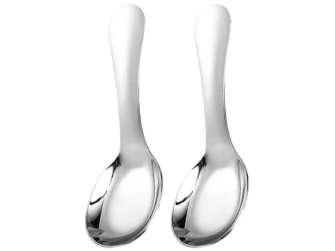 2 Peças De Louça Inox Conjunto Simples De Design Prata Tamanho 11,80x3,60x1,20 Cm