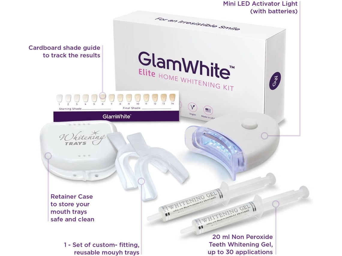 Kit de Branqueamento Dentário GLAMWHITE Elite (20 ml)