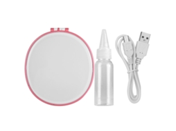 Instrumento De Beleza Facial Portátil Com Humidificação E Iluminação Led