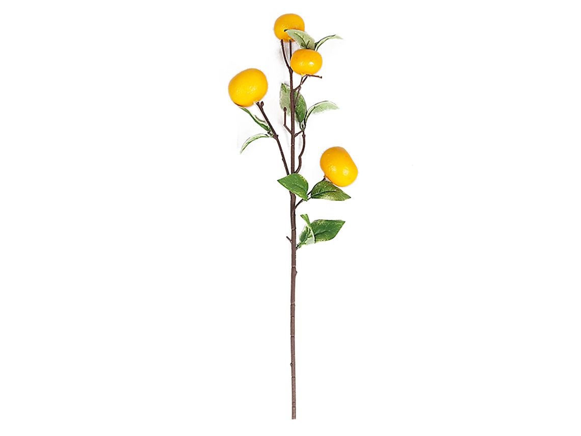 Laxiscreed Ramos Artificiais De Laranja Com Tangerina, 65cm Para Decoração, Pedido Mínimo De 20 Unidades