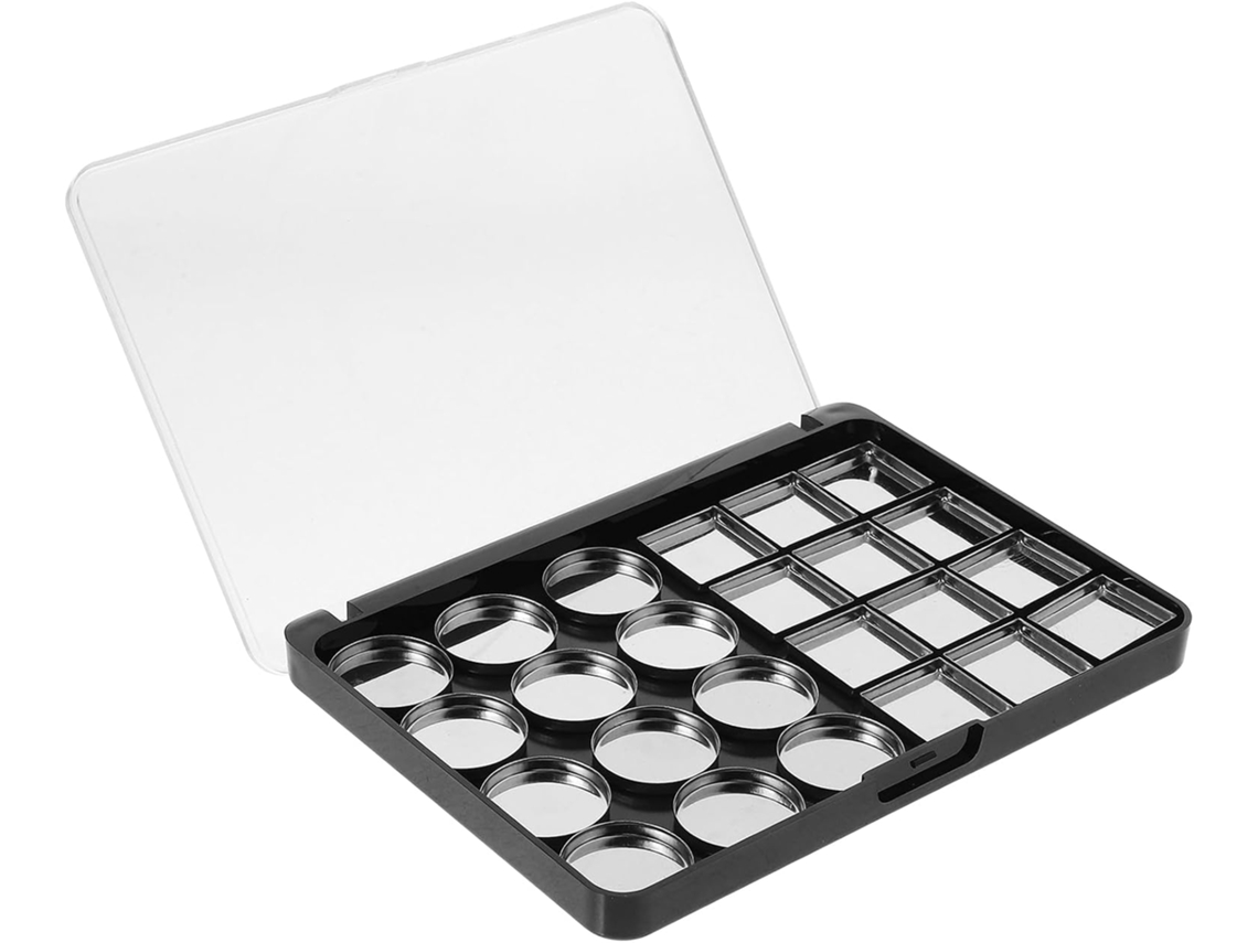 Estojo Compacto E Vazio Para Paleta De Sombras, Com 10 Compartimentos