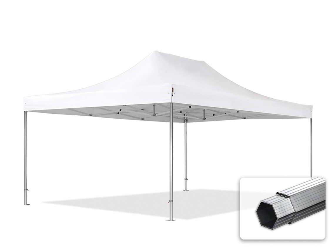 Tenda Dobrável 4x6m, Alumínio Profissional 50mm, Branca