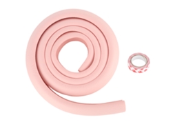 Protector De Bordes Para Bebés Tipo L Almofada Elástica De Alta Segurança Para Móveis Domésticos (rosa)