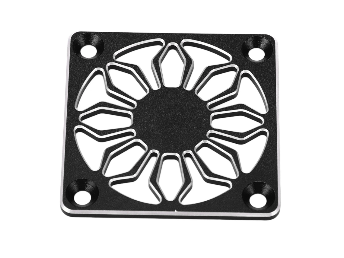 Capa de Ventilador de Resfriamento Alumínio Preto Carro Rc