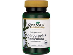 Suplemento Alimentar SWANSON Andrographis Paniculata De Espectro Total Premium (60 cápsulas de 400mg)
