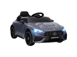 Carrinho Mercedes 12v Controle Remoto Led Cinza VELTRIX