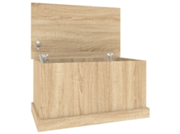 Storage Box, Storage Boxes Vidaxl Marrom Madeira Processada (70 X 40 X 38 Cm)