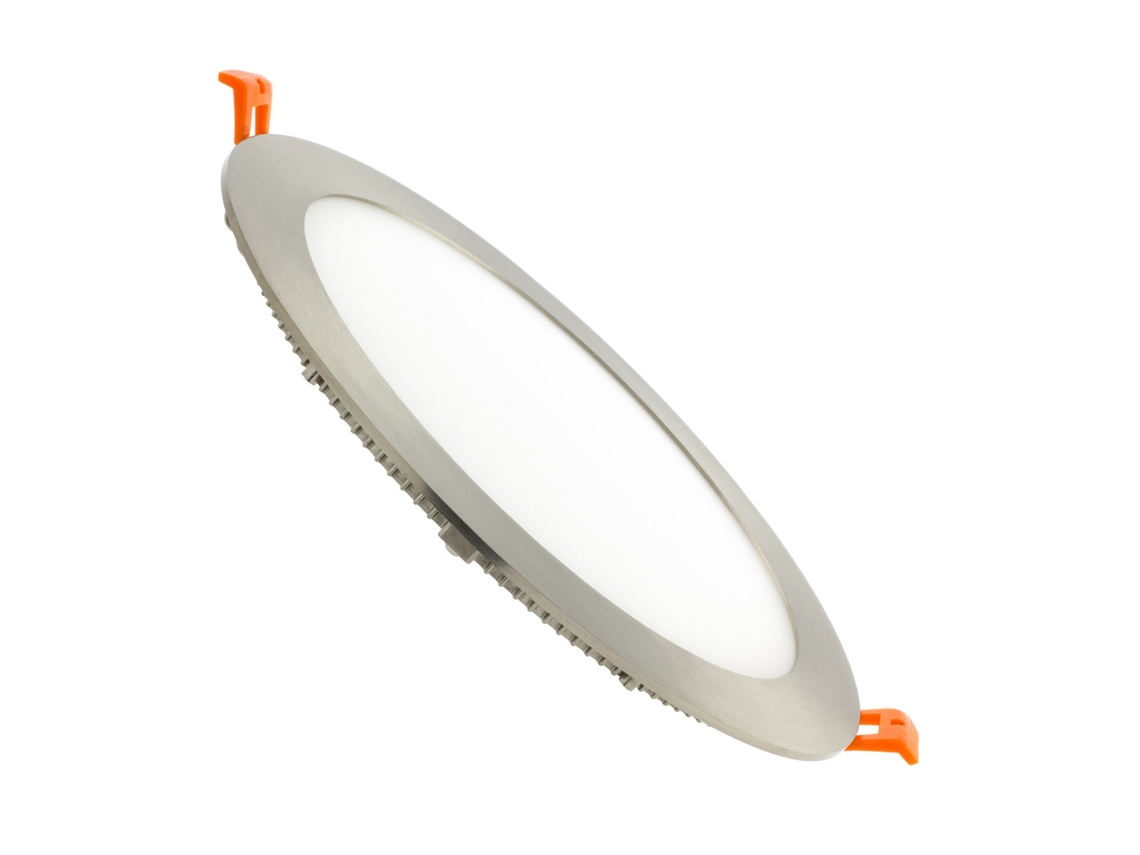 Placa Led Circular Superslim 15W Silver Corte Ø 170 mm